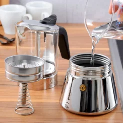 GRÄWE Espressokocher Mit Glaskanne, 9 Tassen -Kaffeegetränkeladen 4cede2b5c3da4e726f183d926c0d69ef