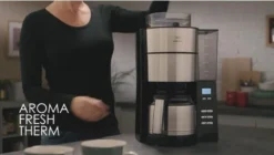 Melitta Aroma Fresh Therm - Kaffeemaschine - Edelstahl/schwarz -Kaffeegetränkeladen 503f71ece0cf2bff95ec9697e6a1cf62