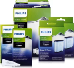 Philips Saeco Wartungskit CA6707/10 - Kaffeefettlöser, Wasserfilter (1er Pack)