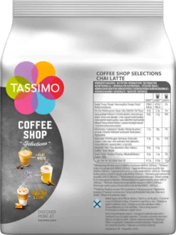 TASSIMO Coffee Shop Selections Chai Latte Tee T Discs Kapseln 5 X 8 Getränke -Kaffeegetränkeladen 51b78f2bc7cdefbf2a58e01277692ed2