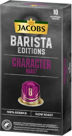 JACOBS Kapseln Barista Editions Character Roast 8 10x10 Nespresso®* Kompatibel -Kaffeegetränkeladen 51eb8cf0eced3168b70ac3a184c54cf5