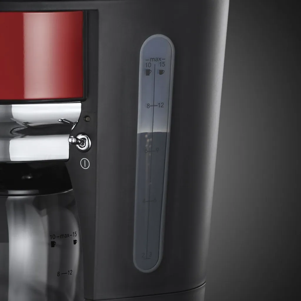 Russell Hobbs 21700-56 Retro Ribbon Red Kaffeemaschine 2 Russell Hobbs 21700-56 Retro Ribbon Red Kaffeemaschine – Bild 2