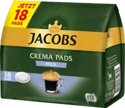 Jacobs Crema Pads Mild | 18 Senseo Kompatible Kaffeepads 118 G 6 Jacobs Crema Pads Mild | 18 Senseo Kompatible Kaffeepads 118 G -Kaffeegetränkeladen 54b7aae3577b84bc7a9a7ccbbef8da74