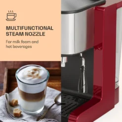 Passionata 20 Espressomaschine 20 Bar 6 Tassen 1,25 Liter Milchschaum -Kaffeegetränkeladen 55349a539739bd16535d57ce6f8ad2e5