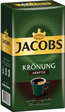Jacobs Filterkaffee Krönung Kräftig | Gemahlen | 500g -Kaffeegetränkeladen 5563e1be0fbcd66c4786cd46131e435c