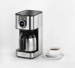 CASO Selection C12 - Design-Kaffeemaschine Für Bis Zu 12 Tassen Kaffee, 1,5 L Wassertank, Edelstahlgehäuse, Warmhaltefunktion, Timer, Inkl. Permanentfilter -Kaffeegetränkeladen 559a656c20682d7cd89f1b3c4e4e7b54