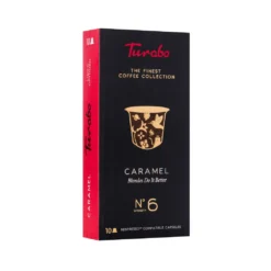 Kaffeekapseln, TURABO, Karamell, 10 Nespresso-kompatible Kapseln, 54gr -Kaffeegetränkeladen 55ef8a8f78bad0a2421eb2d00dccba89