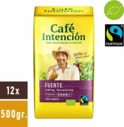 Café Intención Ecológico Fuerte | Fairtrade | Gemahlen | 500g -Kaffeegetränkeladen 5716b460bbb6a22097643994ddb6d20f