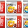 TASSIMO Morning Café XL Big Packs Mix-Paket 3 Sorten 6 Packungen 126 Getränke