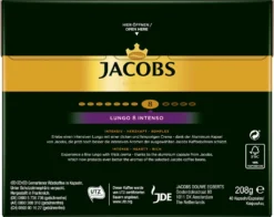 Jacobs Lungo 8 Intenso XXL-Pack | 40 Nespresso® Komp. Kapseln -Kaffeegetränkeladen 579039b67a64a47c167969a6b55955ae 1
