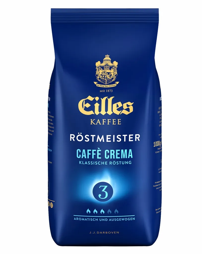 Kaffee RÖSTMEISTER Caffé Crema Von Eilles, 1000g Bohnen 1 Kaffee RÖSTMEISTER Caffé Crema Von Eilles, 1000g Bohnen