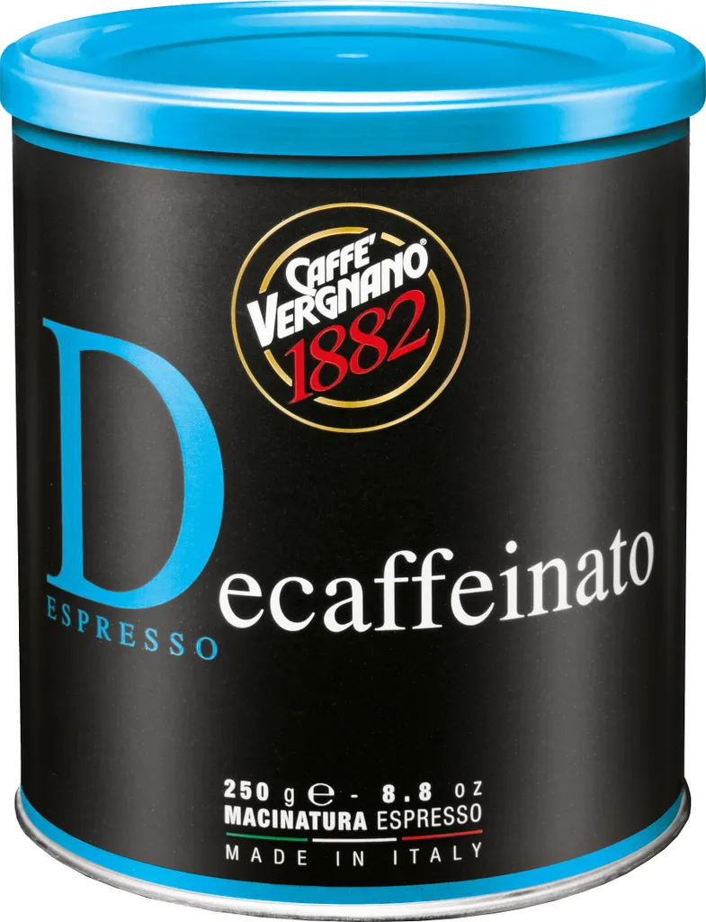 Caffè Vergnano 1882 Decaffeinato Espresso | Gemahlen | 250g Dose 1 Caffè Vergnano 1882 Decaffeinato Espresso | Gemahlen | 250g Dose