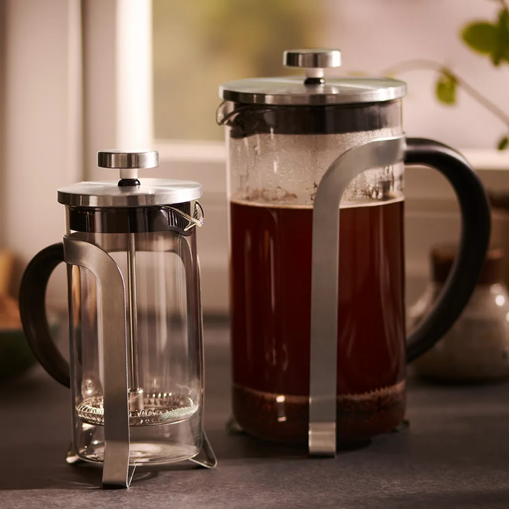 Tchibo Siebstempelkanne, French Press, Edelstahlsieb, Borosilikatglas, 800ml, Silber 5 Tchibo Siebstempelkanne, French Press, Edelstahlsieb, Borosilikatglas, 800ml, Silber – Bild 5
