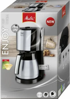 MELITTA Kaffeeautomat 1017-08 10Tassen Thermokanne 1000Watt Schwarz -Kaffeegetränkeladen 5e813a12da271944e052a0d5ed7ebf2b