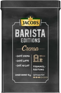 JACOBS Kaffeebohnen Barista Editions Crema Intense 3 Kg Geöstete Bohnen+ 1 Jacobs Barista Becher+ 1 Dose -Kaffeegetränkeladen 5e853f903eaf078c0894072f0c78a4a8 2