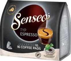 SENSEO Pads Typ Espresso Senseopads 160 Getränke Kaffeepads -Kaffeegetränkeladen 5f8094639e1aa24897cd1fe4bf5ae0d2