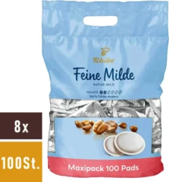 Tchibo Feine Milde Kaffee-Pads, 100 Stück -Kaffeegetränkeladen 63775fb659f7b385fe292284d65b7cb5