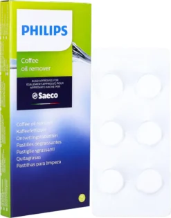 Philips Set Für Saeco/Philips Espressomaschinen: Aquaclean Wasserfilter CA6903/10, Entkalker CA6700/10, Entfettungstabletten CA6704/10 -Kaffeegetränkeladen 652fc6794582712d573a7d4e80de17e9