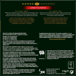 JACOBS Kapseln Lungo 6 Classico 10 X 20+2 Nespresso®* Kompatible Kaffeekapseln -Kaffeegetränkeladen 657ad163e366e87907fc8d680c0331b0