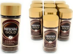 Nestlé® Nescafé Gold Das Original, Löslicher Bohnenkaffee, Kaffee, Gemahlener Röstkaffee, Glas, 100 G -Kaffeegetränkeladen 6774ea6e011b4823283128c31a0a9247