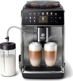 Philips Saeco SM6585/00 GranAroma Kaf­fee­voll­au­to­mat Mit Farbigem Display Edelstahl -Kaffeegetränkeladen 689540ebf4f38e65259a7788d7102fdc