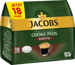 JACOBS Pads Crema Kräftig 270 Getränke - 15x18 Kaffeepads Senseo Kompatibel -Kaffeegetränkeladen 696b0c3e8aabf5ac3b09c4f39b726a10
