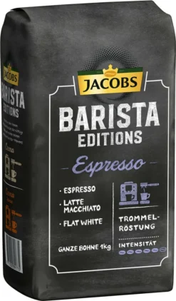 JACOBS Kaffeebohnen Barista Editions Espresso 2 X 1 Kg Espressobohnen Ganze Bohne -Kaffeegetränkeladen 6c04e23a4d1d44891c7de4ef23af1eb0