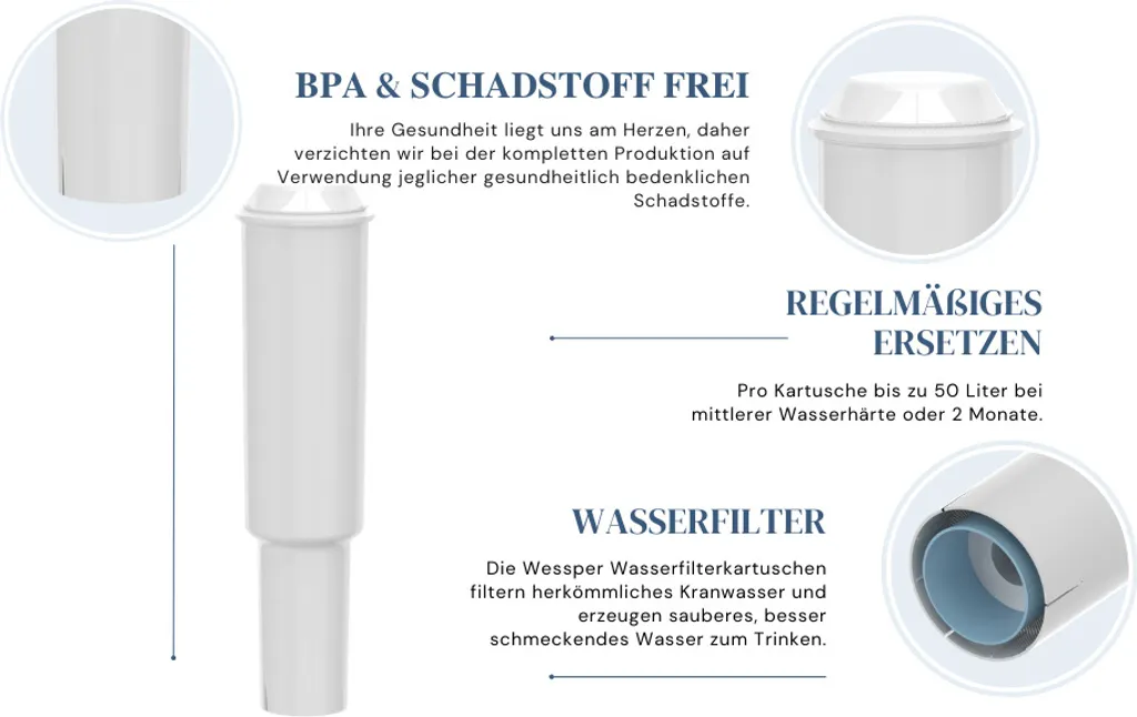 3 X Wessper Filterpatrone Alternativ Für Jura Kaffeemaschine Impressa E F S X Z 4 3 X Wessper Filterpatrone Alternativ Für Jura Kaffeemaschine Impressa E F S X Z – Bild 4