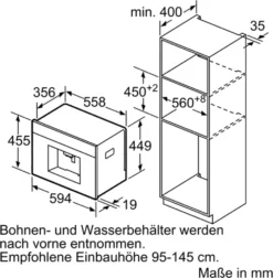 Bosch CTL636EB6 Einbau-Kaffeevollautomat -Kaffeegetränkeladen 7156bd47824556e7b365a879b0faf69a