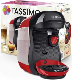 TASSIMO Kaffeekapselmaschine Happy TAS1003, Rot -Kaffeegetränkeladen 71d7d1c3ef8a8a2588b15c92a879d628