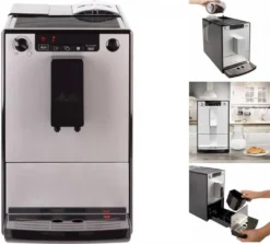 MELITTA E950-666 - Automatische Kaffeemaschine Solo Pure Silver - 1400 W - 3 Intensitätseinstellungen - 125 G Bohnenbehälter -Kaffeegetränkeladen 734367be6a9f325577ea3a6d19e116c1