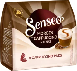 SENSEO Pads Typ Morgen Cappuccino Intense 10 X 8 Pads 80 Getränke 16 SENSEO Pads Typ Morgen Cappuccino Intense 10 X 8 Pads 80 Getränke -Kaffeegetränkeladen 752db9dd19d9fb1d788a2db5ca977444