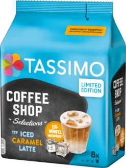 TASSIMO Kapseln Typ Iced Caramel Latte Coffee Shop Selections Discs 40 Getränke -Kaffeegetränkeladen 770c56e82e1edede81a3e4e294dcb6f1