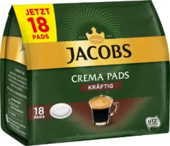 JACOBS Pads Crema Kräftig 5 X 18 Getränke - 90 Kaffeepads Senseo Kompatibel -Kaffeegetränkeladen 78f51340eb8aca376ced2bd91a02db71