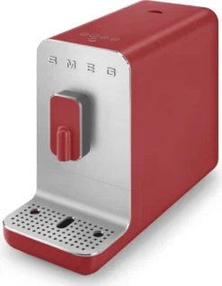 Smeg BCC01RDMEU Kompakte Kaffeevollautomat Matt Rot
