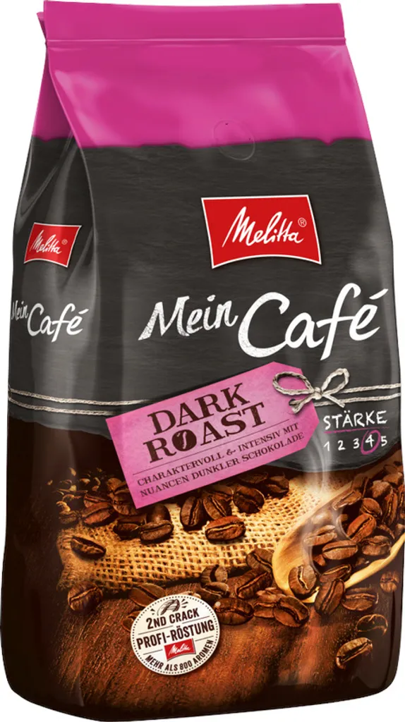 MELITTA Ganze Kaffeebohnen Mein Café Dark Roast 8x1 Kg Charaktervoll Intensiv 3 MELITTA Ganze Kaffeebohnen Mein Café Dark Roast 8x1 Kg Charaktervoll Intensiv – Bild 3
