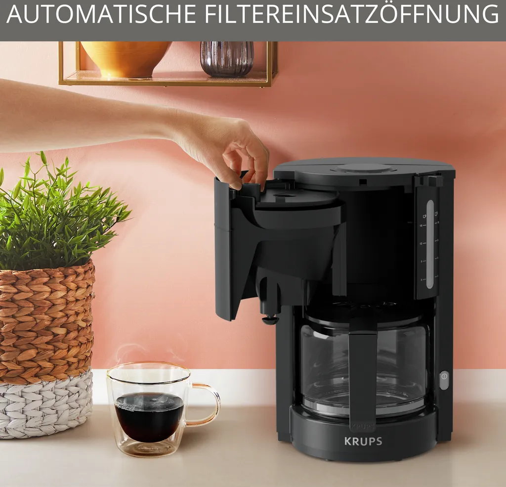 Krups F30908 ProAroma Kaffeemaschine Schwarz 5 Krups F30908 ProAroma Kaffeemaschine Schwarz – Bild 5