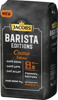 JACOBS Kaffeebohnen Barista Editions Crema Intense 2 X 1kg Ganze Kaffee Bohnen -Kaffeegetränkeladen 821989862b942d4dba7a28d5f470b9c0 1