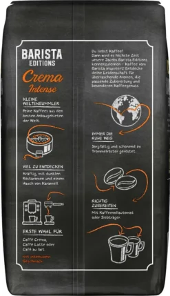 JACOBS Kaffeebohnen Barista Editions Crema Intense 2 X 1kg Ganze Kaffee Bohnen -Kaffeegetränkeladen 8440c723851085915bbad5a50d31f929 1