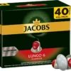 JACOBS Kapseln Nespresso®* Kompatibel 2 X 40 Lungo 6 Classico + 2 X 40 Espresso 10 Intenso XXL-Pack - Insgesamt 160 Getränke