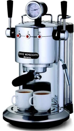 Ariete Espressomaschine Caffe Novecento 1105 W Silbern