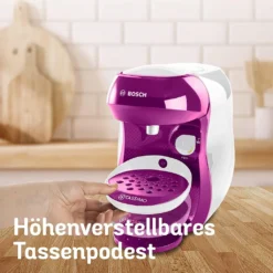 Bosch TASSIMO HAPPY Wild Purple +20 € Gutschein 1400 Watt 0,7 Liter Wassertank -Kaffeegetränkeladen 88b8e1fa0cdf7f61d82035e952f9c906