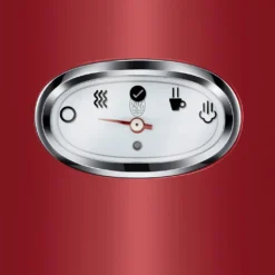 Russell Hobbs Espressomaschine Retro Rot Siebträger (15 Bar, 2 Tassen-Einsätze, 1,1l Abnehmbarer Wassertank, Dampf-Milchschaumdüse, Portionierlöffel Mit Tamper) Kaffeemaschine -Kaffeegetränkeladen 88ba46f486ad1bb223922150bff89799