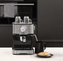 Princess 2 Tassen Espresso- & Kapselmaschine Mit Milchaufschäumer -Kaffeegetränkeladen 88be0f4005221b460a74dbedc1c14265