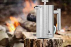Bjørn Liebdhal French Press Edelstahl Kaffeemaschine Auch Für Camping : 0.6 Liter -Kaffeegetränkeladen 8a2fe1c922bd76ff54371685a5bcc625