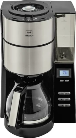 MELITTA 1021-02 Aroma Fresh Kaffeeautomat Mit Timer Und Mahlwerk Schwarz, Farbe:Schwarz -Kaffeegetränkeladen 8b6763891a6f86d6ebb13b7702aea30e