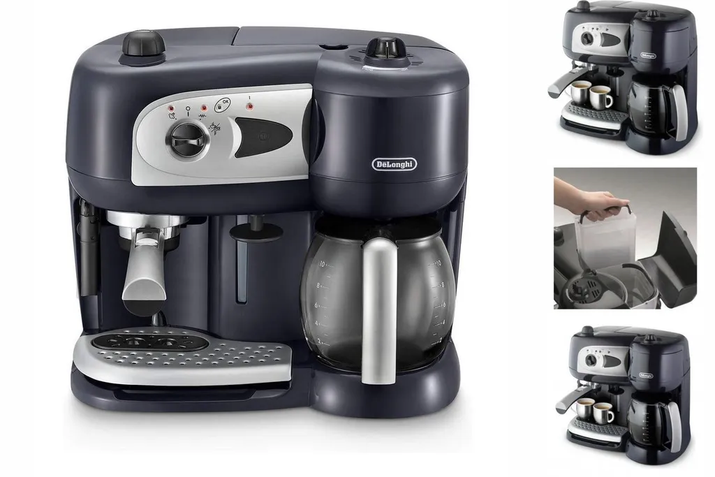 De'Longhi De’Longhi BCO 260.CD.1, Kombi-Kaffeemaschine, 2,6 L, Kaffeepad, Gemahlener Kaffee, Schwarz 4 De'Longhi De’Longhi BCO 260.CD.1, Kombi-Kaffeemaschine, 2,6 L, Kaffeepad, Gemahlener Kaffee, Schwarz – Bild 4
