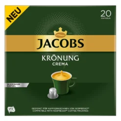 JACOBS Kapseln Krönung Crema 200 Nespresso®* Kompatible Kaffeekapseln 10x20 8 JACOBS Kapseln Krönung Crema 200 Nespresso®* Kompatible Kaffeekapseln 10x20 -Kaffeegetränkeladen 8c83a0d02829f27986398eec42c13627