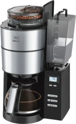 MELITTA 1021-02 Aroma Fresh Kaffeeautomat Mit Timer Und Mahlwerk Schwarz, Farbe:Schwarz -Kaffeegetränkeladen 9077e6828bd6a708c755ca224f4cd481