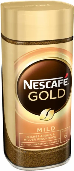 Nescafé® Nescafé Gold Mild | Löslicher Kaffee | 200g-Glas -Kaffeegetränkeladen 915061ecb8189349529e3ab8b2c37ac6